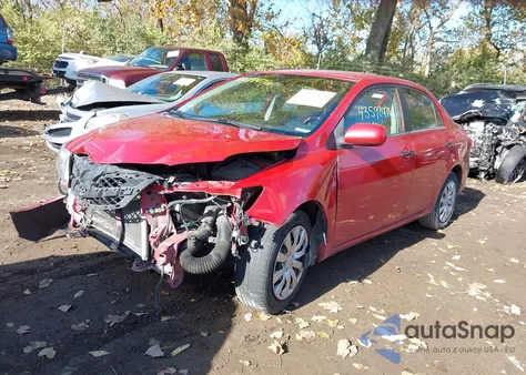 2012 Toyota Corolla Le z USA, uszkodzony, nr VIN 5YFBU4EE8CP005689